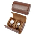 thumbnail image 2 of Watch Travel Case  2-Slot Watch Roll Case Organizer Display Storage  for Men Women  Black, 2 of 11