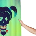 thumbnail image 2 of Harley Quinn Logo Shower Curtain Bathroom Decor Polyester Waterproof Bath Curtains With Hooks 60x72 Inches, 2 of 8