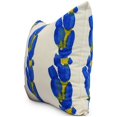 thumbnail image 2 of Simply Daisy's Sunset Tulip Stripe 16 inch Blue Decorative Floral Throw Pillow, 2 of 2