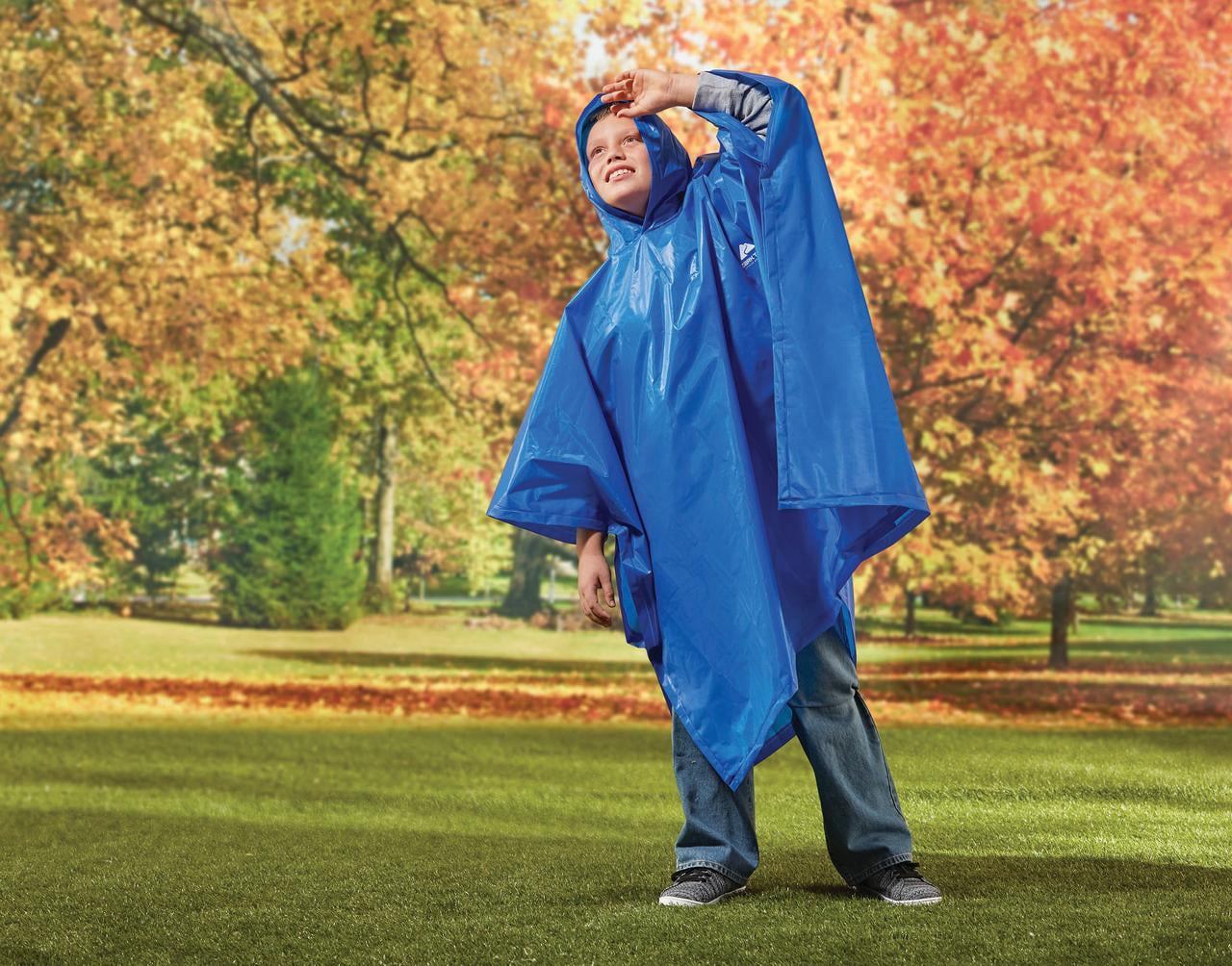 8-pack Ozark Trail Emergency Hooded Rain Poncho Reusable One Size Fits Most for sale online 