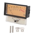 thumbnail image 1 of Medidor VU de alta precisión de 12 V, cabezal de nivel de audio DB, amplificador de potencia, medidor de nivel con retroiluminación, 1000 UA, 50 Ω, 1 of 14
