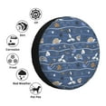 thumbnail image 4 of Sikiie cute fish octopus Tire Cover Wheel Protectors Tyre Covers Weatherproof Wheel Covers Universal Fit for Trailer Rv SUV Truck Camper Travel Trailers-14 inch, 4 of 6