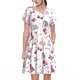thumbnail image 1 of Balery Valentine's Day gnomes Vestidos sueltos de manga corta para mujer, vestidos de verano 2025, vestidos casuales de corte A con vuelo., 1 of 6