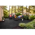 thumbnail image 5 of GroundSmart 24" x 24" x 5/8" Black Brick Rubber Paver, 50 Pack, 5 of 13