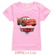 thumbnail image 3 of Camisetas de algodón para niños de Pixar Cars Lightning McQueen, camisetas casuales de dibujos animados para niños, camisetas para niños, niñas y adolescentes, 3 of 5