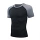 thumbnail image 1 of Ceisia Men's Compression Raglan Sleeve T-Shirt High Elastic Quick Dry Athletic Crew Neck Top Gift, 1 of 5