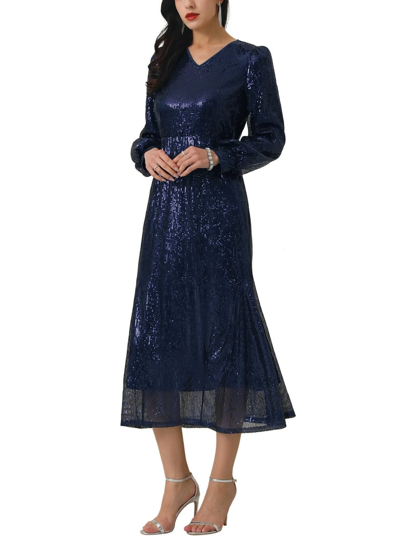 midi cut out dress long sleeve Ginnee Puff Sleeve Cutout Midi Dress