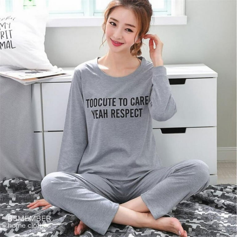 BRAND Autumn Pyjamas Set Women Sleepwear Carton Cute Pijama