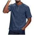 thumbnail image 5 of Guluxicc T Shirt for Mens Summer Casual V Neck Tops, 5 of 9