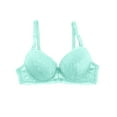 thumbnail image 5 of Brasieres de Mujer Sujetador de Encaje con Aros para Mujer, Lencería Push up Cómoda, Soporte Suave, Uso Diario, Sujetador Tipo Camiseta sin Costuras para Mujer Mediana, 5 of 5