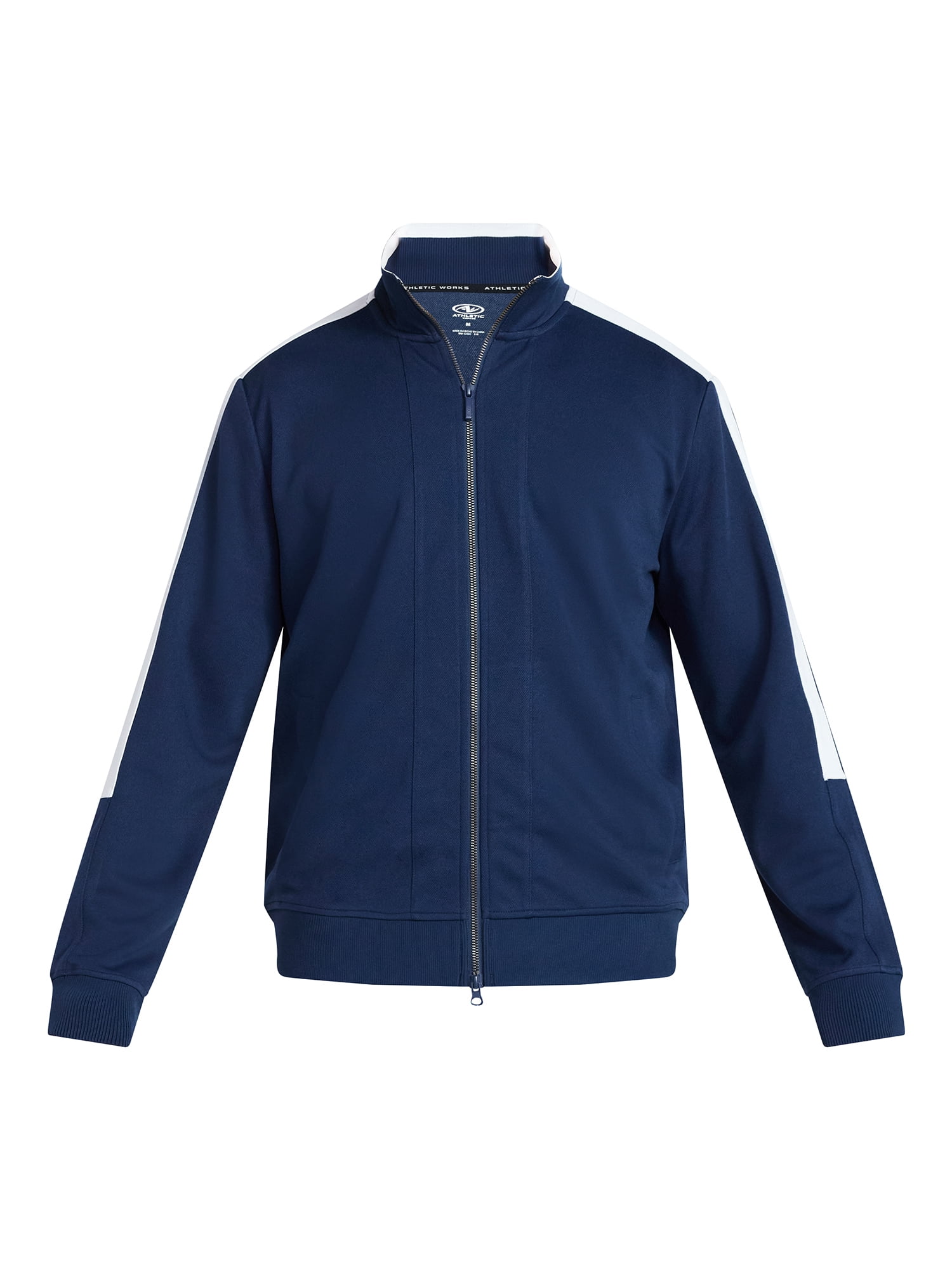 Athletic Works Men's and Big Men's Tricot Track Jacket, Sizes S-3XLT