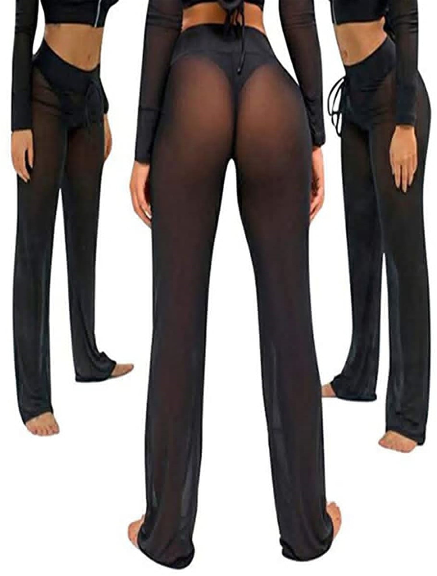 Transparent women's pants Clearance