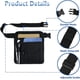 thumbnail image 3 of Bolsa de dinero para cintura de camarero, delantal de camarera de restaurante de lona, ​​bolsa con cinturón ajustable, soporte para cheques, contenedor de bolsa para servidor, 3 of 5