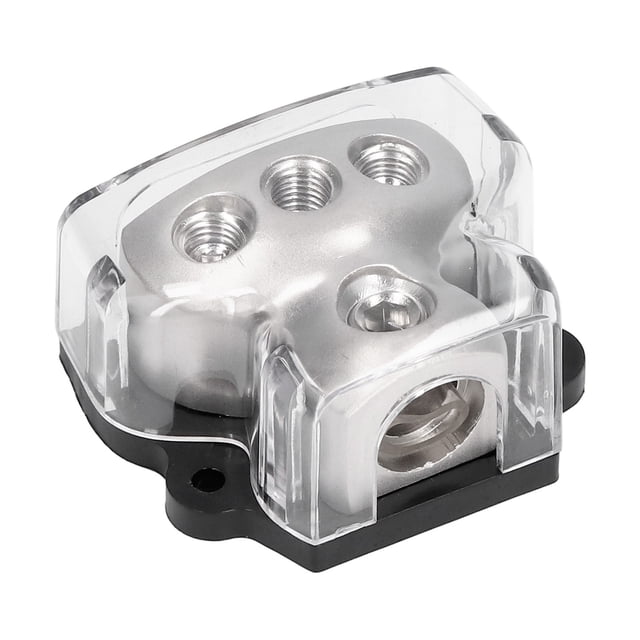 3-Way Power Distribution Block Audio Fuse Holder Distributor Connecting Block for Cars