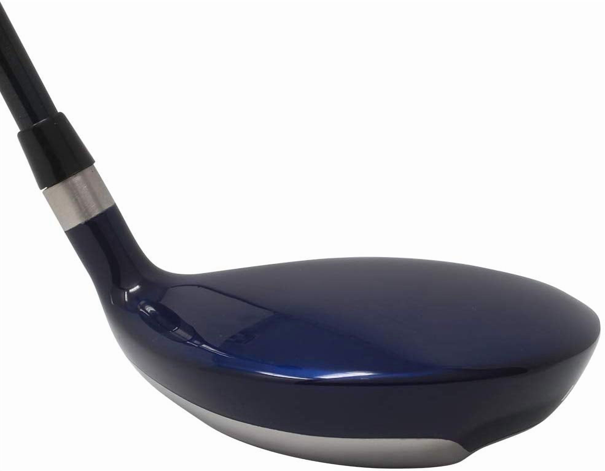 XL Big & Tall Senior Men's (+2" Longer Than Standard Length) Integra SoooLong 17 Wood Golf Club, Right Handed Senior Flex with Men's Senior Size Black Pro Velvet Grips