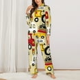 thumbnail image 2 of Sikiie Vehicles Women's Long-Sleeve Shirt and Full-Length Bottom Pajama Set (s-xxl)-X-Large, 2 of 7