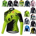 thumbnail image 2 of 2024 Jersey de ciclismo para hombre de manga larga, transpirable, para bicicleta de carretera, MTB, ropa de otoño para bicicleta, camiseta de ciclismo de equipo, ropa de ciclismo, 2 of 5