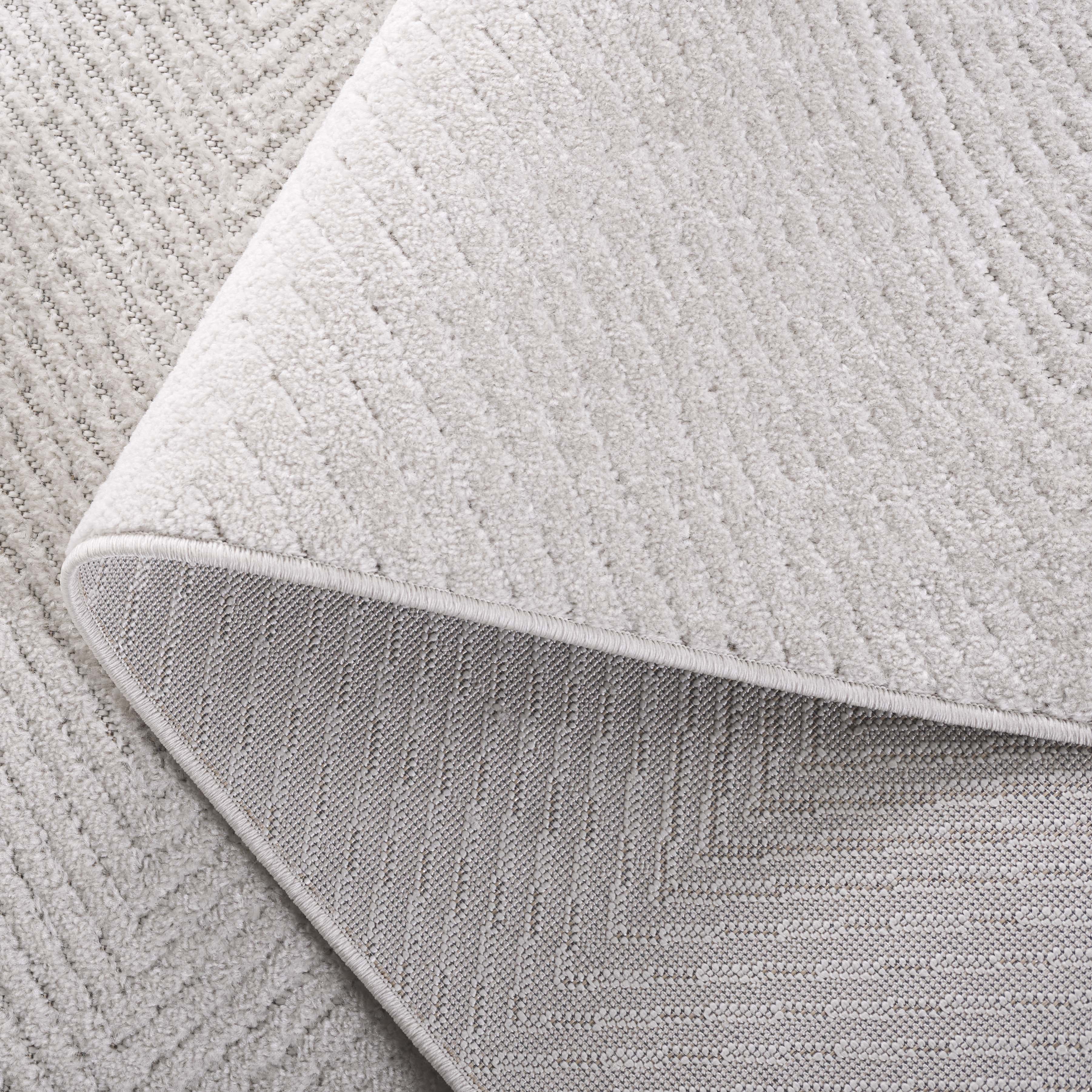 SAFAVIEH Stella Alannah Geometric Indoor/Outdoor Runner Rug, Ivory, 2' x 8'
