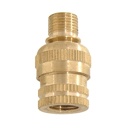 B&P Lamp® Brass Knurled Swivel, 1/8M X 1/8F