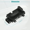 thumbnail image 3 of Interruptor de asiento eléctrico delantero izquierdo Unique Bargains para GMC Sierra 3500 2002-2006 12450166 1S9702 negro, 3 of 8