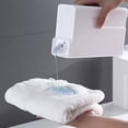 thumbnail image 3 of Dispensador vacío de lavandería, botella secundaria, suavizante de plástico, contenedor multiusos, reemplazo de almacenamiento recargable para Juegos de accesorios de baño Blanco (con pegatina) Toystoory HA073023-01, 3 of 6