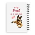 thumbnail image 2 of Every Fart is Love Note German Shepherd Guilty Face Happy Valentine's Spiral Bound Journal Alsatian Dog Lover Gifts 5x7in Spiral Notebook - 01016, 2 of 5