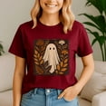 thumbnail image 4 of Ghost Tee Fall Autumn Vibes Graphic Whimsical Floral Vintage Shirt, Thanksgiving Shirt,Turkey Tee, Holiday Gift, Happy Thanksgiving Tshirt, Turkey Day, Family Gobble ,Pumpkin Season, 4 of 5