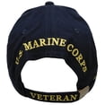thumbnail image 3 of US Marine Corps Emblem Veteran Wreath Navy Blue Cap Hat - Officially Licensed, 3 of 5