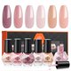 thumbnail image 1 of Set de esmaltes de uñas Modelones, 6 colores neutros, color nude, secado rápido, 1 of 9