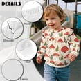 thumbnail image 6 of DISNIMO Mushroom Printed Sweatshirt for Toddler Girl Long Sleeve Pullover Tops Comfy T-Shirts Fall Winter Clothes 1-2 Years, 6 of 7