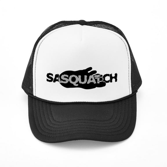CafePress - Sasquatch Footprint - Adjustable Unisex Printed Trucker Hat with Mesh Back