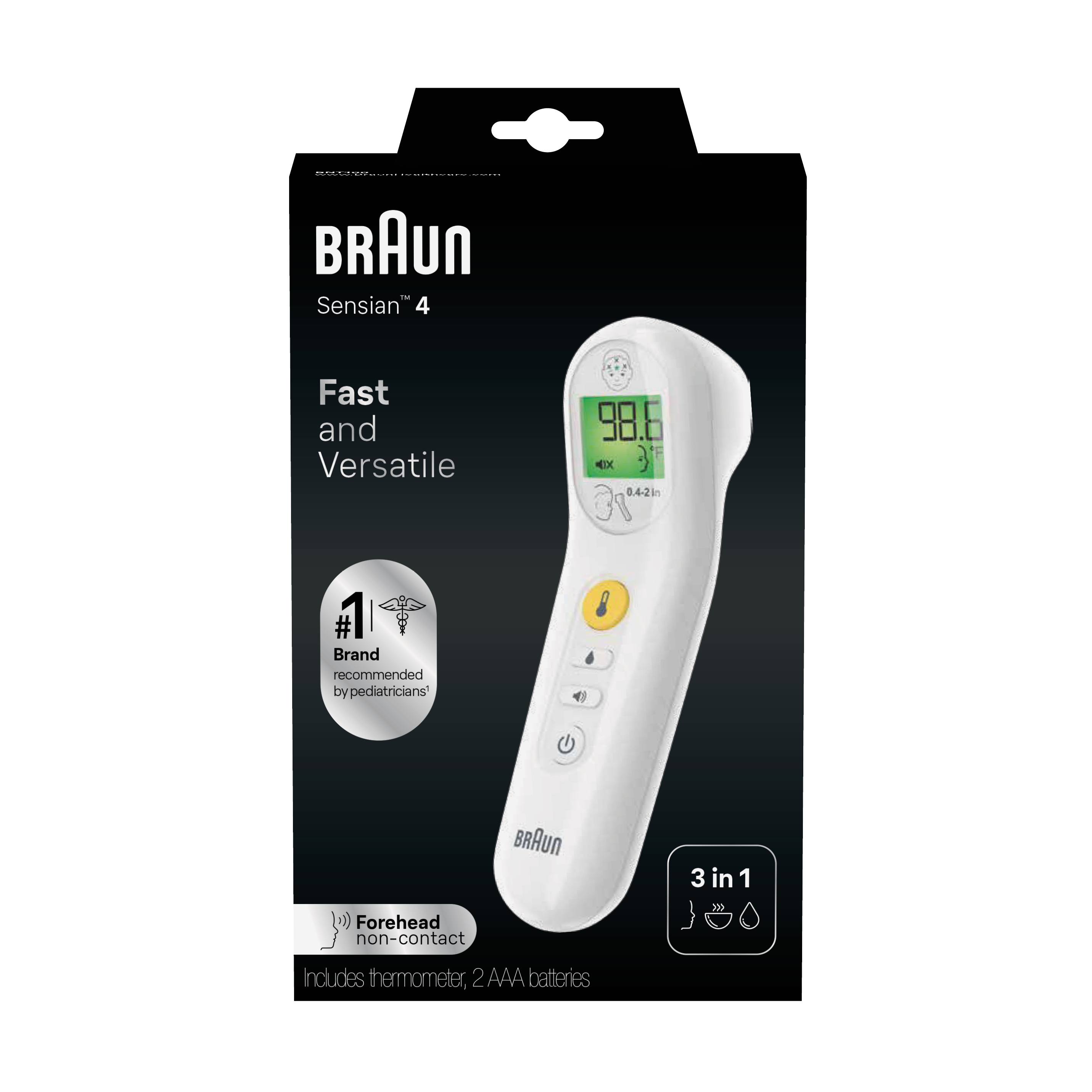 Braun No Touch 3-in-1 Thermometer BNT100US photo 8