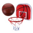 thumbnail image 3 of Dsseng 1 Ensemble Mini Panier de Basketball Intérieur Rond en Fer Rouge pour Amélioration de la Coordination Main-il au Bureau, 3 of 8