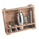 thumbnail image 4 of Juego de coctelera,Kits de barman con soporte Juego de herramientas de barra Utensilios de bar,Juego de coctelera para bebidas mixtas profesional,Juego de herramientas de barra de acero, 4 of 8