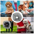 thumbnail image 3 of Opolski Soft Pet Recovery Comfy Cat Dog Cone Protective Elizabethan Collar for After Surgery Wound Healing, 3 of 8