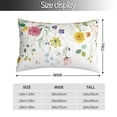 thumbnail image 2 of Pofeuu Wildflowers Print Polyester Microfiber Plush Pillowcases, Super Soft and Cozy Pillow Case Covers with Envelop Closure（Pillow core not included）-16"x24", 2 of 6