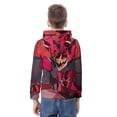 thumbnail image 4 of Youth Hazbin Hotel Hoodies 3D Print Pullover Hooded Sweatshirt with Pocket for Boys Girls, 4 of 6
