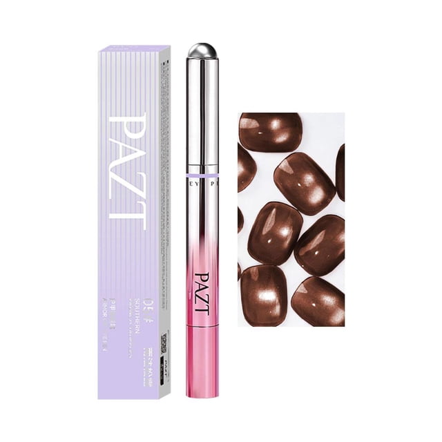 7-in-1 Magnetic Gel Nail Polish Pen with Built-In Magnet for Easy Cat Eye Effect