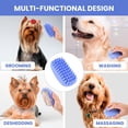 thumbnail image 5 of Cepillo De Baño We Love Doodles Azul Para Aseo Y Masaje De Mascotas Con Alfileres Largos, 5 of 5