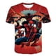 thumbnail image 1 of Camisetas de hombre araña para niños, camisetas con estampado de dibujos animados de Marvel para niñas, camisetas de Los Vengadores para niños, ropa de manga corta para verano, trajes para niños 11T zhangmengya CONDUJO, 1 of 2