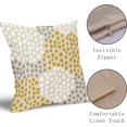 thumbnail image 4 of Yellow White Pillow Covers 20x20 Set of 2 Boho Gray Polka Dot Throw Pillows Modern Trendy Print Decorative Outdoor Farmhouse Pillowcase Cushion Cover Linen Pillow Case Decor for Home Sofa Couch Bed, 4 of 6