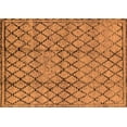 thumbnail image 1 of Ahgly Company Indoor Rectangle Solid Orange Modern Area Rugs, 2' x 3', 1 of 4