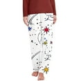 thumbnail image 4 of Jamicy Pajamas Bottoms for Women Comfortable Casual Cartoon Printed Pajama Pants Women's Home Wear Pajama Long Pants Halloween Gifts, 4 of 6