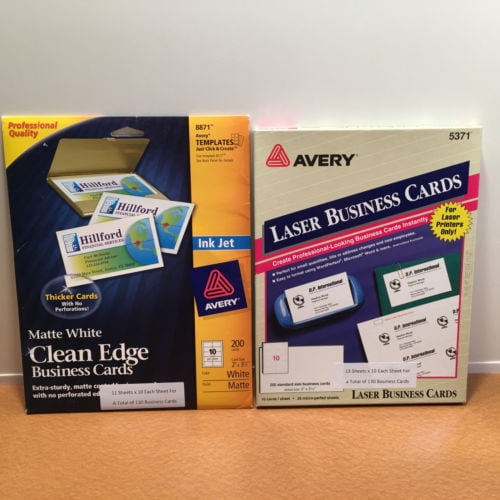 Avery business cards 5371