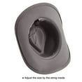 thumbnail image 3 of LZLER Western Cowboy Hat for Men Women Felt Wide Brim Cowgirl Hat with Strap, 3 of 4