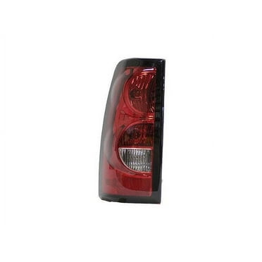 Left Driver Side Tail Light Assembly - Compatible with 2004 - 2007 Chevy Silverado 1500 (Except 3500 Dually) 2005 2006