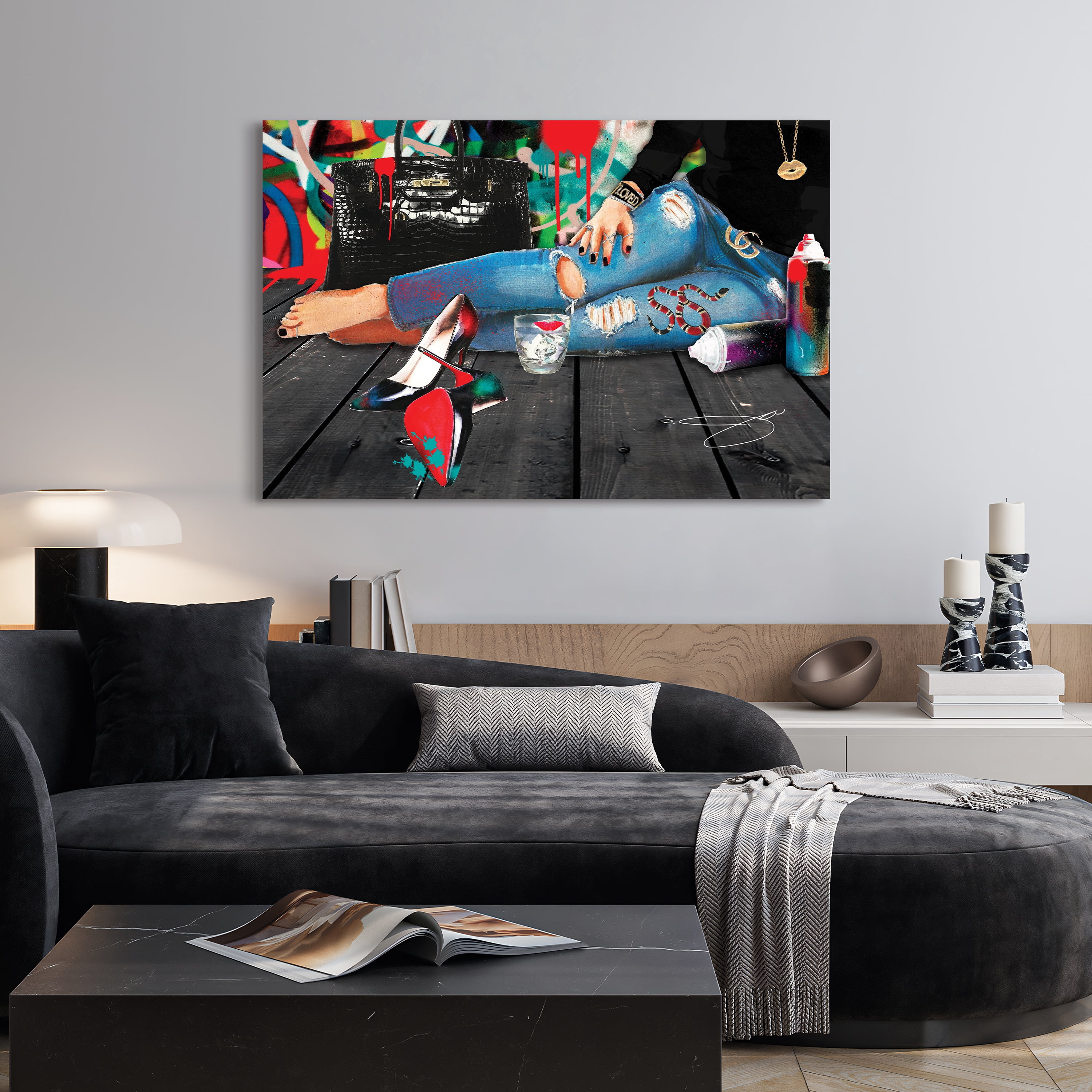 Empire Art Graphic People Art Prints, 32" x 48", by Jodi P.