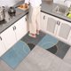 thumbnail image 1 of Alfombrillas antideslizantes para cocina, alfombra absorbente gris para Baño, Dormitorio, sala de estar, área de piso, pasillo, entrada, felpudo, almohadilla de oración Fivean unisex, 1 of 2
