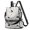 Dinosaur and Leaf Off White Pattern, variant on Dinosaur and Leaf Off White Pattern Fashion Backpack, Work Travel Rucksack with Side Bottle Pockets & Convertible Strap, Water Repellent Polyester Gifts for Work Travel Shopping