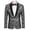 PAT1, variant on Mens Floral Tuxedo Jacket Embroidered Blazer Shawl Lapel Dress Suit Slim Fit for Christmas Prom Wedding Homecoming Party